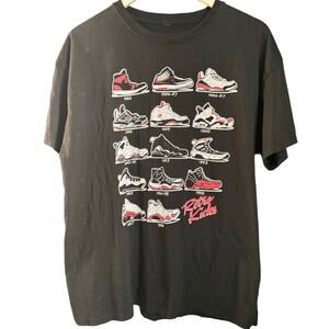 Retro Kicks | L | Evolution of Jordans through the years graphic tee